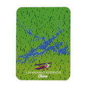 Xin'anjiang China-Karte Magnet (Vertikal)