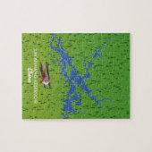 Xin'anjiang China-Karte Puzzle (Horizontal)
