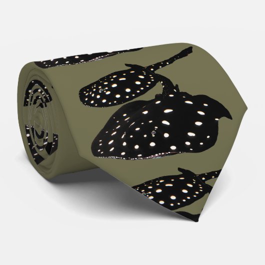 Xingu River ray ネクタイ Krawatte (Gerollt)