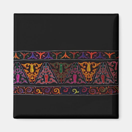 Xinjiang Embroidery Border Magnet (Vorne)