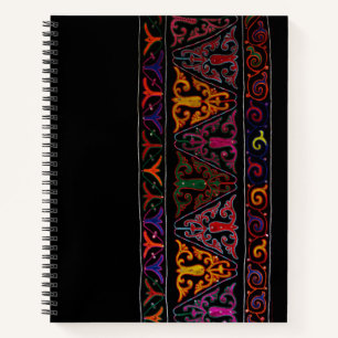 Xinjiang Embroidery Border Notizblock