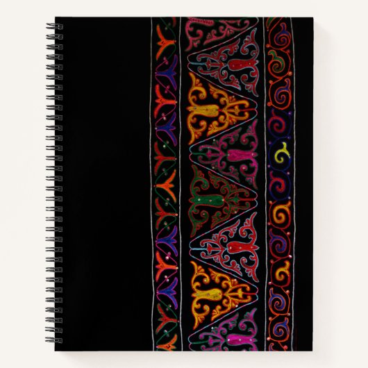 Xinjiang Embroidery Border Notizblock (Vorderseite)