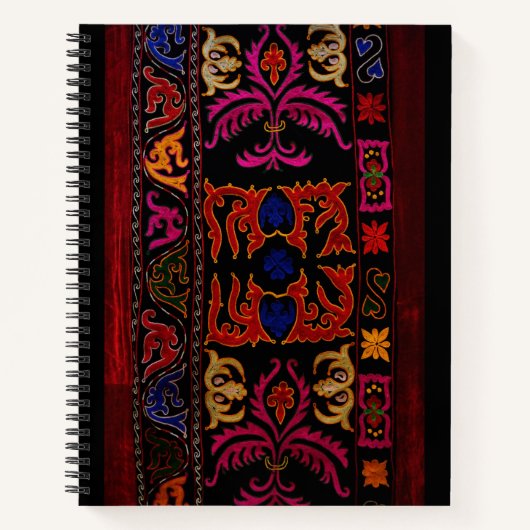 Xinjiang Embroidery Geometric Notizblock (Vorderseite)