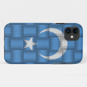 Xinjiang-Flagge Case-Mate iPhone Hülle (Rückseite (Horizontal))