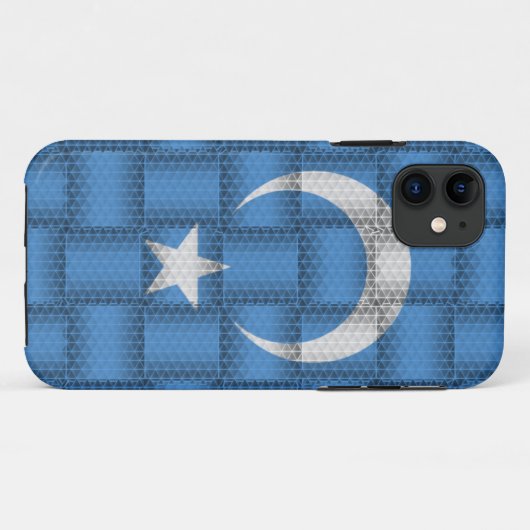 Xinjiang-Flagge Case-Mate iPhone Hülle (Rückseite (Horizontal))