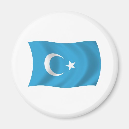 Xinjiang Uigur Flag Magnet (Vorne)