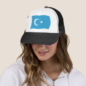 Xinjiang Uigur Flag Mütze (Beispiel)