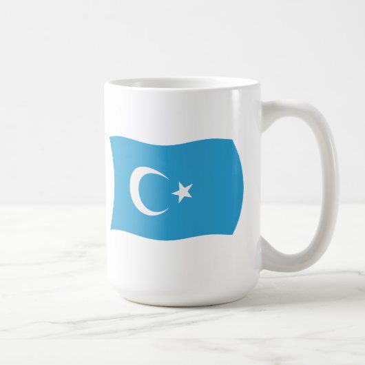 Xinjiang Uigur Flagge Tasse (Rechts)