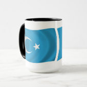 Xinjianj Uigur Flag Tasse (Vorderseite Links)