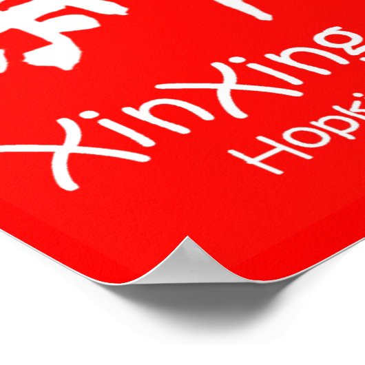 XinXing Academy Poster (Ecke)