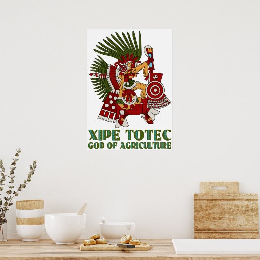Xipe Totec Poster (Küche)