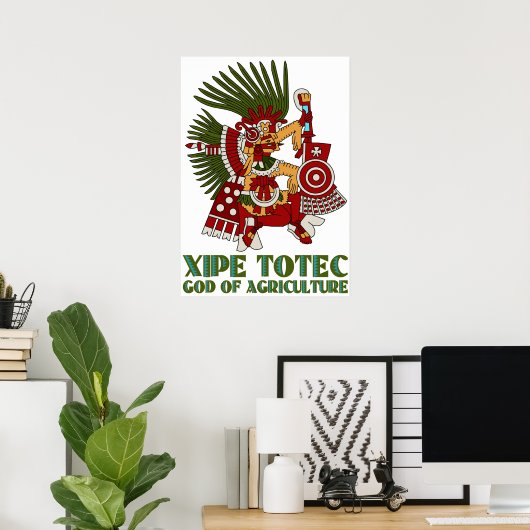 Xipe Totec Poster (Heimbüro)