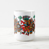 Xipetotec - Der geschlagene Herr Gott des Frühling Verwandlungstasse (Zentrum)