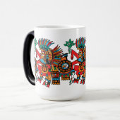 Xipetotec - Der geschlagene Herr Gott des Frühling Verwandlungstasse (Vorderseite Links)