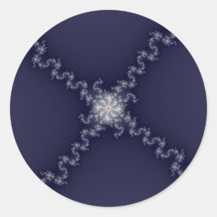 Xit - Fraktal Runder Aufkleber