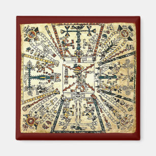 Xiuhtecuhtli Aztec Toter Gott Magnet