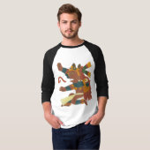Xiuhtecuthli - Maya-Aztec-Schöpfer Gott 01 T-Shirt (Vorne ganz)