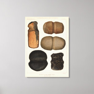 XIX Stone-Werkzeuge, New Mexico Leinwanddruck