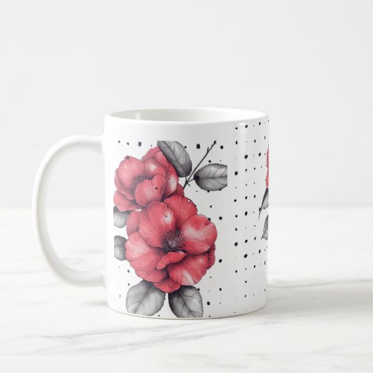 XJ Camellia Design Classic Tasse (Links)