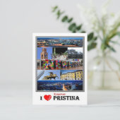 XK Kosovo - Pristina - Postkarte (Stehend Vorderseite)