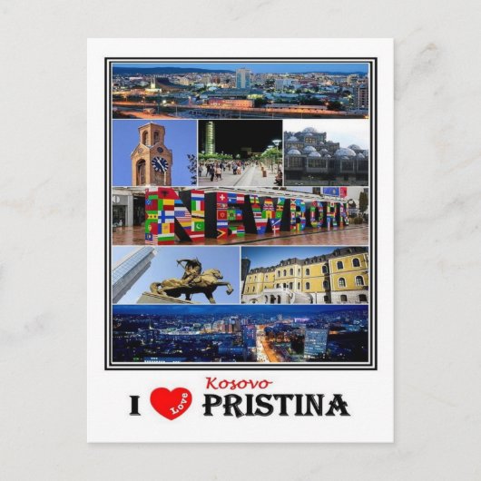 XK Kosovo - Pristina - Postkarte (Vorderseite)