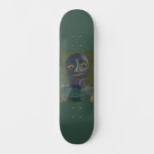 XKA PRIVATE SAMMLUNG Blue Man Thinking Skateboard (Vorderseite)