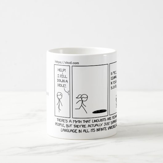 xkcd linguist Spaß - Georgetown OLE Kaffeetasse (Mittel)