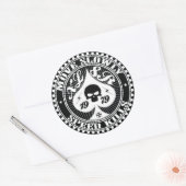 xl8r langsam 2 runder aufkleber (Umschlag)