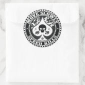 xl8r langsam 2 runder aufkleber (Tasche)