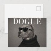 XL American Bully Luxus-Mode Postkarte (Vorne/Hinten)