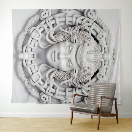 XL Classic Medusa Tapestry Wandteppich (Beispiel (Horizontal))
