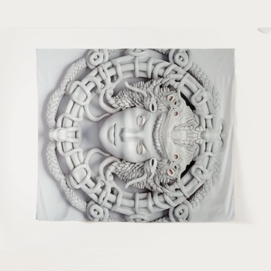 XL Classic Medusa Tapestry Wandteppich (Vorderseite (Horizontal))