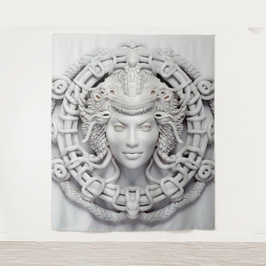 XL Classic Medusa Tapestry Wandteppich (Vorderseite)