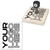 XL großes Firmenlogo individuell Gummistempel (Stempel)