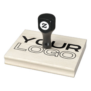 XL großes Firmenlogo individuell Gummistempel