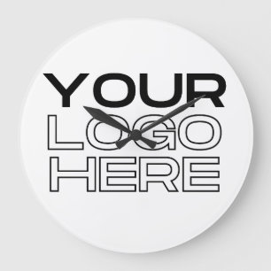 XL-Logo für Großunternehmen Große Wanduhr