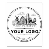 XL-Logo für Großunternehmen Gummistempel (Prägung)