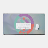 XL-Logo-Schreibtisch mit Hintergrund Schreibtischunterlage (Tastatur & Maus)