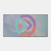 XL-Logo-Schreibtisch mit Hintergrund Schreibtischunterlage (Vorderseite)