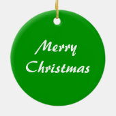 XL, niedliche Löwe-Weihnachtsverzierung Keramikornament (Hinten)