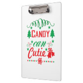 Xmas Art Candy Can Süsse Klemmbrett (Links)