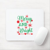 Xmas Art fröhlich und hell Mousepad (Mit Mouse)