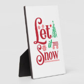 Xmas Art Lass is Snow Fotoplatte (Seite)