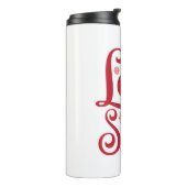 Xmas Art Lass is Snow Thermosbecher (Nach links gedreht)