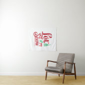 Xmas Art Lass is Snow Wandteppich (Beispiel (Horizontal))