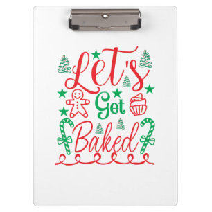Xmas Art Lass Klemmbrett