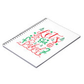 Xmas Art Lass Notizblock (Linke Seite)