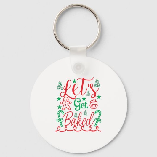 Xmas Art Lass Schlüsselanhänger (Vorderseite)