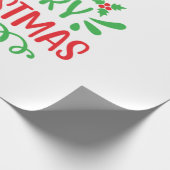Xmas Art Merry Xmas Geschenkpapier (Ecke)