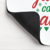 Xmas Art nenne mich einfach Santa Mousepad (Ecke)